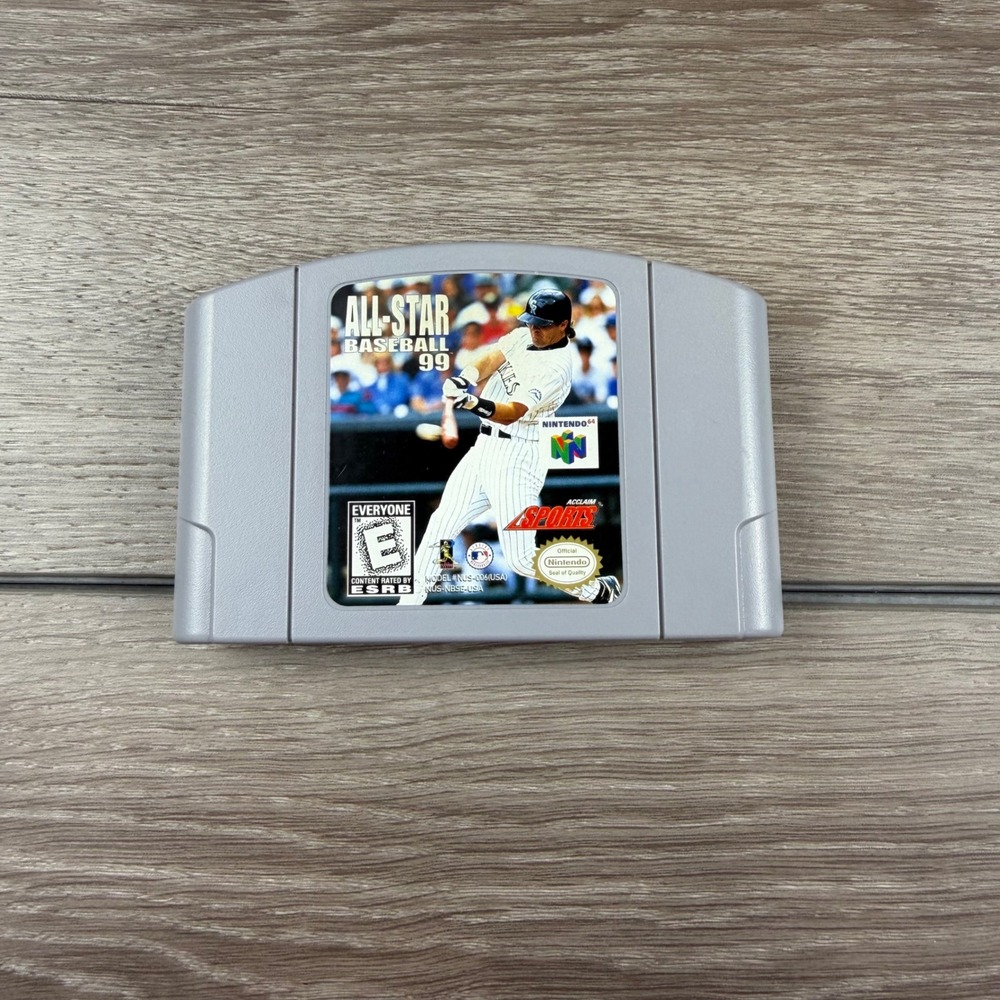 Acclaim All-Star Baseball 99 Nintendo 64 N64 Game Cartridge